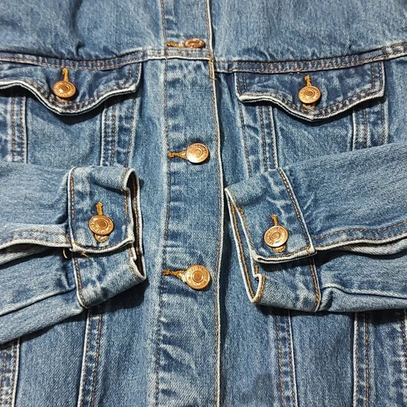 Forever 21 Custom Patch Jean Jacket - Picture 4 of 5